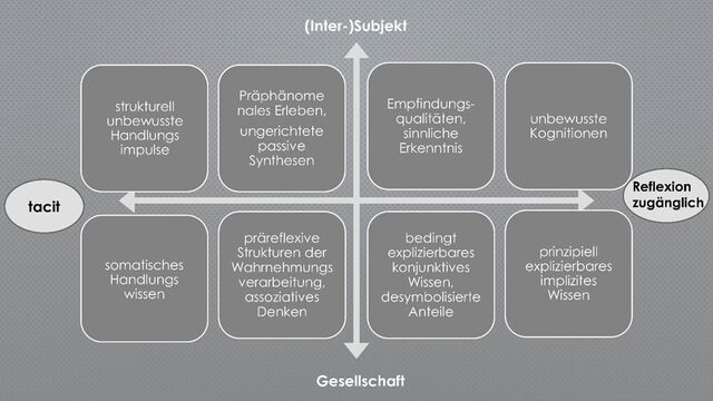 Schaubild über bewegungsbezogenes Wissen